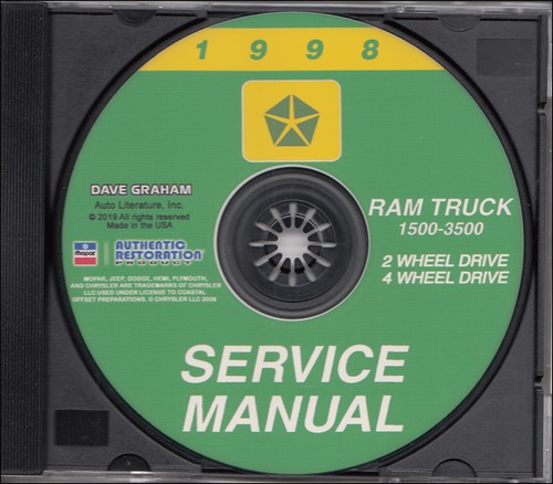 1998 dodge ram truck - ram, service