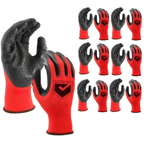 Work gloves latex coated - work,