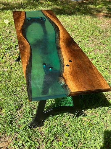 Handcrafted black walnut river - walnut,
