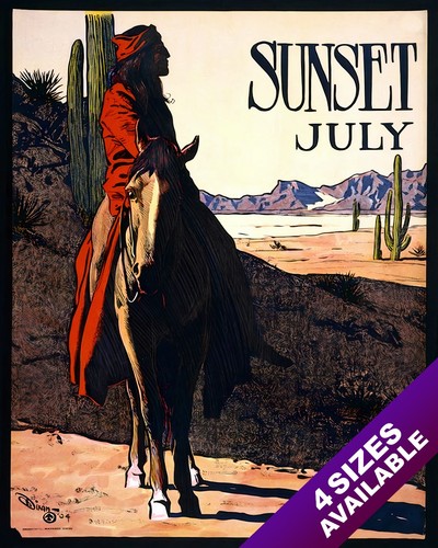 Sunset july native american - july,
