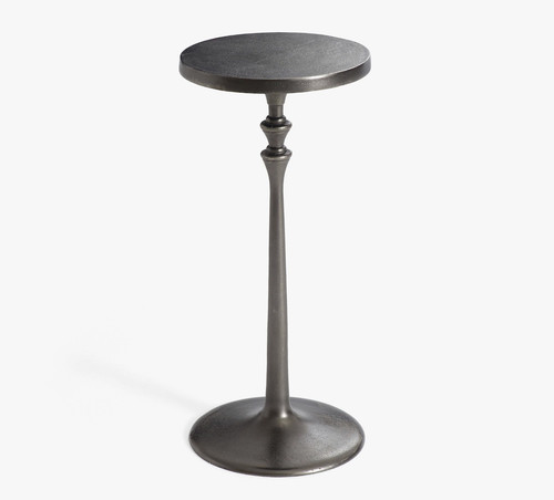 Pottery barn round - pottery, metal
