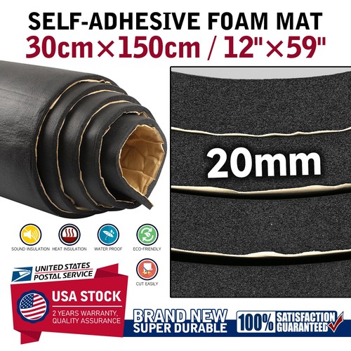 1roll black foam - 1roll, 12"×59"