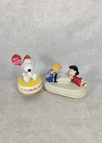 Vintage peanuts music box - vintage,