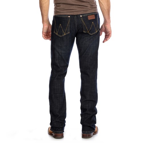 Wrangler men retro - dark, blue