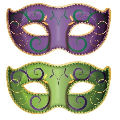 Jumbo mardi gras mask - jumbo,