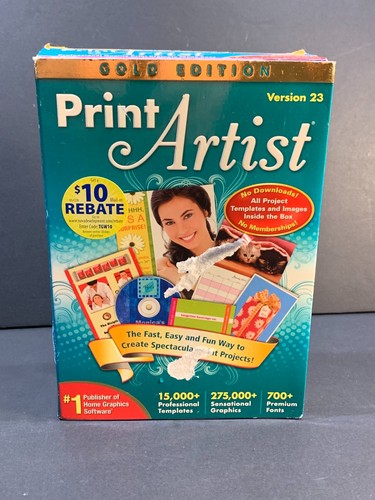 Print artist gold - print, editionpc