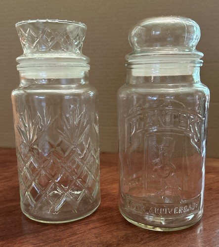 Vtg planters peanut jars - vtg,