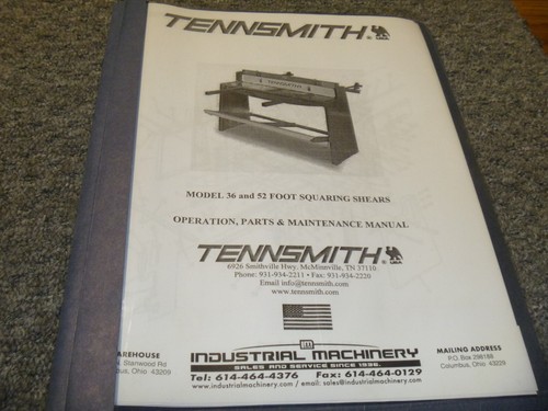 Tennsmith 52 squaring - tennsmith,