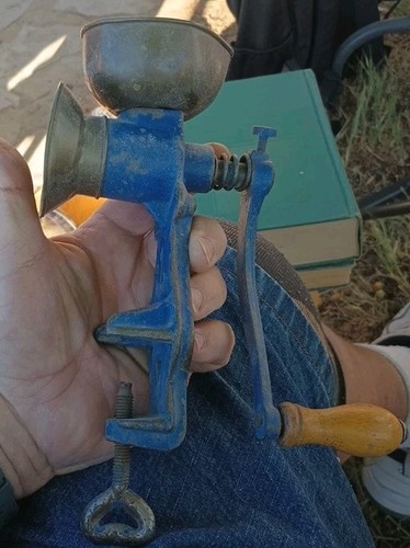 Antique hand coffee - hand,