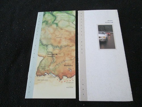 1993 mercedes brochure set - 1993,