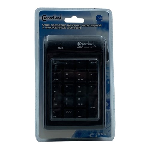 Black usb cable - 19-key, numeric
