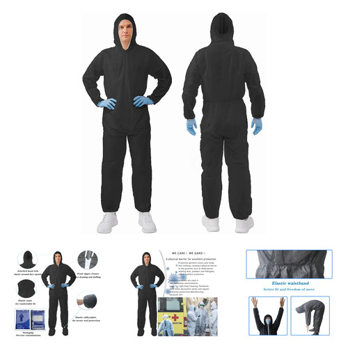 Disposable hazmat suit with - disposable,