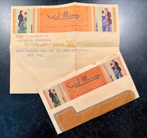 Vintage western union - union, social