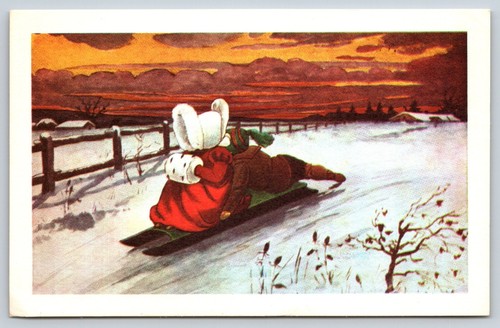 Vintage postcard children in - postcard,,
