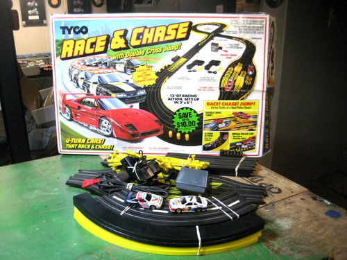 Scale slot car race set - slot,