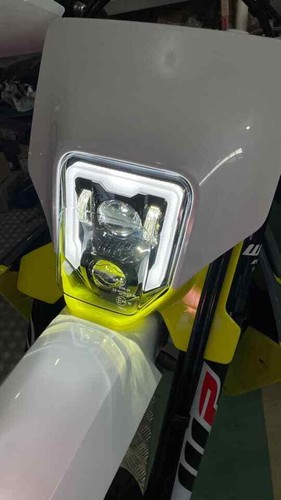 Led headlight white bezel - led,