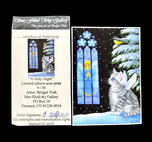 Aceo voth print angel - b.,