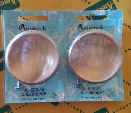 Vtg nos dull bronz - 2, drawer