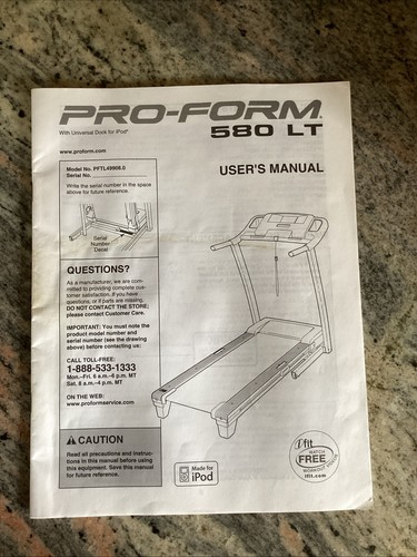 Pro form 580 treadmill - pro-form,