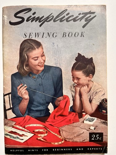 Simplicity sewing book vintage - sewing,
