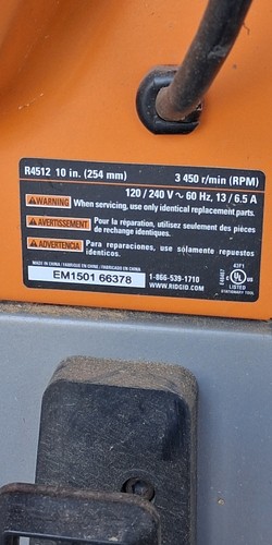 Rigid shop table saw - table,