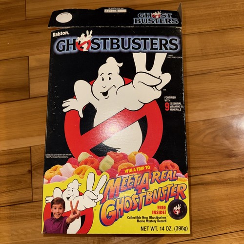 Ghostbusters cereal box - cereal,
