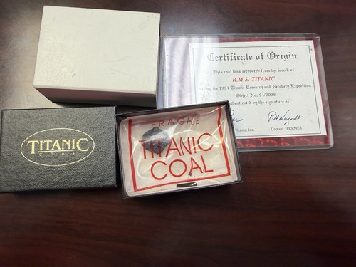 Authentic coal from 1912 - coal,