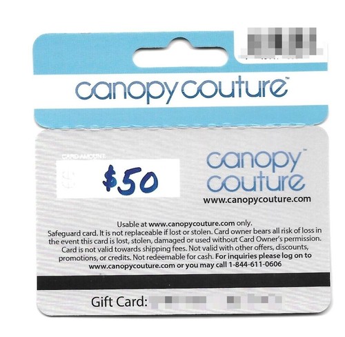 Canopy couture gift - canopy, $50