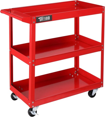 Red shelves steel utility - 3,