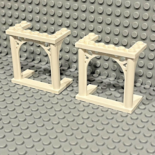 Lego white arch x 5 - lego,