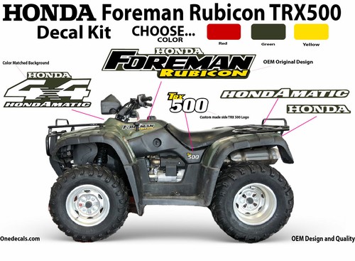 Honda foreman rubicon decal - foreman,
