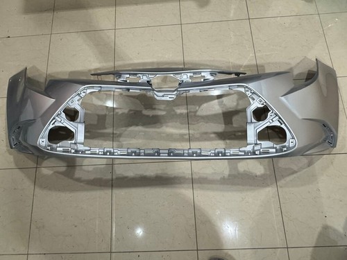 Front bumper cover silver - front,