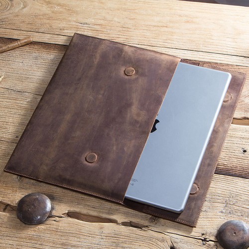 Genuine leather tablet - genuine,