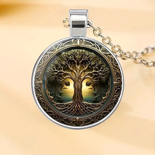 1pc retro tree life - of, pendant