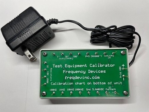 Your test equipment - is,