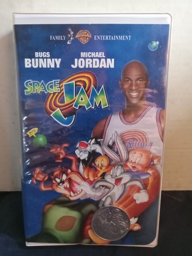 Vintage 1996 space jam vhs - space,