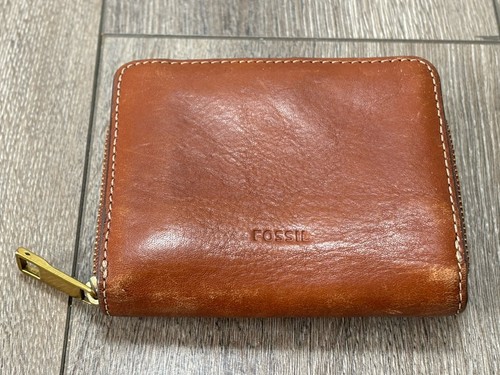 Vintage fossil brown leather - brown,