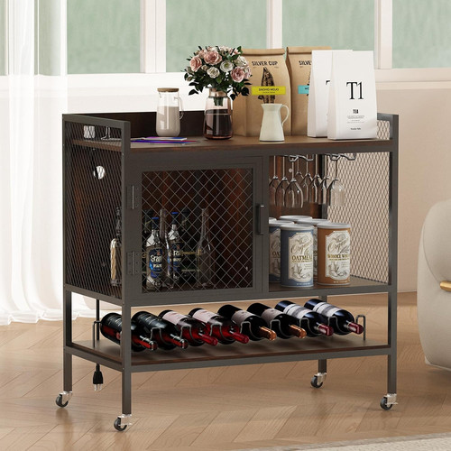 Wine bar cabinet with - wine,