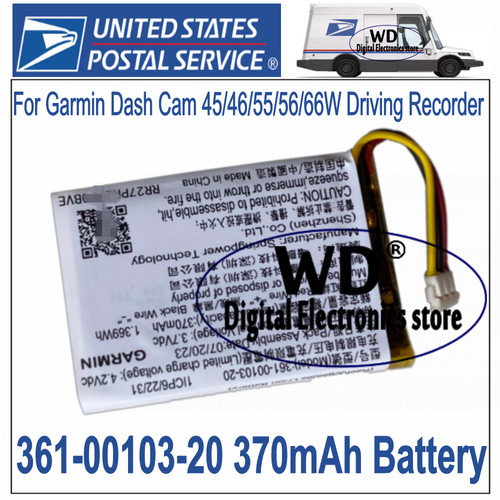 361 00103 370mah battery - 361-00103-20,
