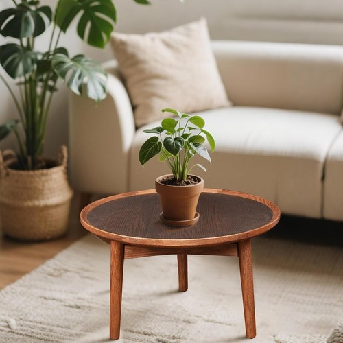 Round coffee table solid - 24,