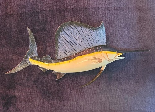 Sailfish hand painted - sailfish,