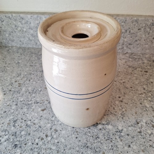 Antique pottery gallon - antique,