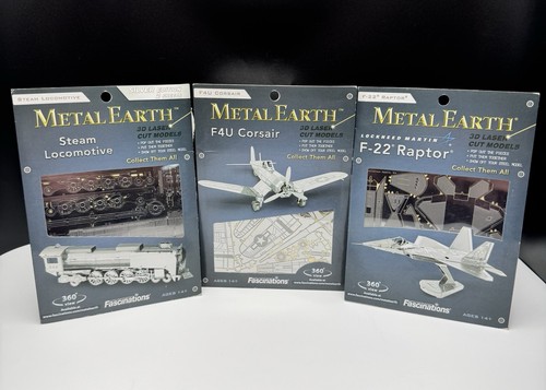 Lot metal earth 3d - of,