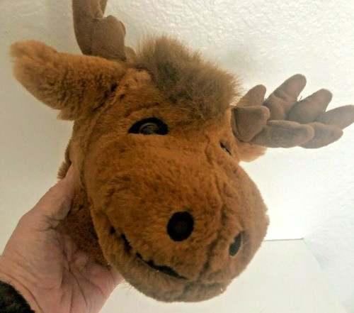 Adore plush trophy moose faux - trophy,