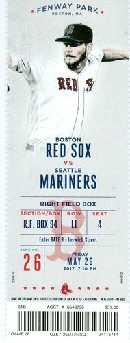 2017 red sox mariners - vs,