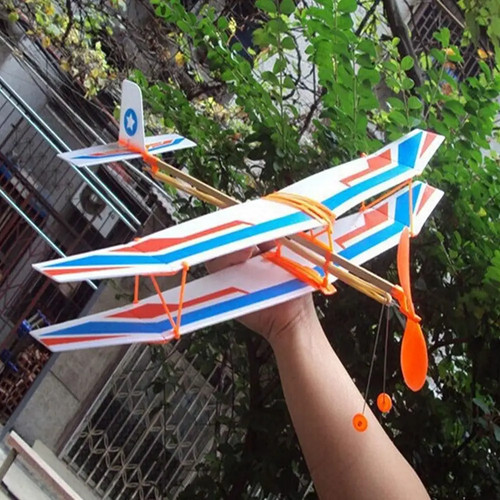 Elastic rubber band powered - rubber,
