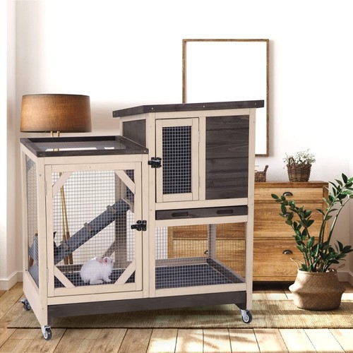 Rabbit hutch bunny cage house - hutch,