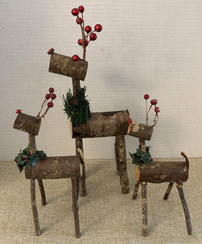 Cut wood hand crafted set - wood, of