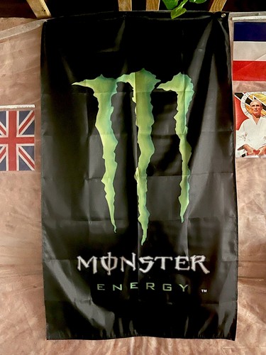 Monster energy black green - monster,