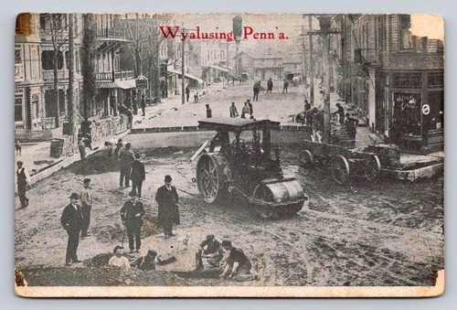 Postcard main street - postcard,
